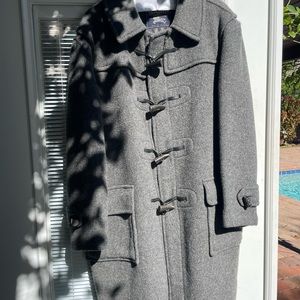 Vintage Burberry Mens Duffle Coat